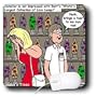 Rich Diesslins Funny Relationships Cartoons - Nerd Dating and Lava Lamps - Mouse Pads