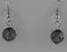 Smoky Resin Gem-cut Earrings