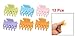 Uxcell 12 Piece Plastic Ladies 10 Claws Mini Hair Clip/Clamp, 1.1 Inch, 0.09 Pound
