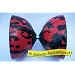 Harlekin Diabolo Mittel + Holzhandst�be / rot-schwarz