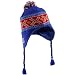 adidas Kansas Jayhawks Ladies Royal Blue-Crimson Pom Pom & Tassel Knit Beanie