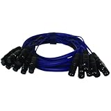Pyle PPSN811 10 Feet 8 Channel XLR Male to XLR Female Snake Cable