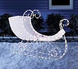 Celebrations Inliten-g 7820-73a Lighted Chenille Sleigh 54