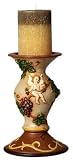 Kurt Adler Tuscany-Themed Pillar Candleholder