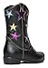 Girls' Metallic Star Western Cowboy Ryder Boots - Vegan Leather - Available In Toddler & Kids Sizes - Top Quality Kids Cowgirl Boots