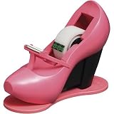 3M Scotch Dispenser With Magic Tape Pink Shoe 3M Scotch Dispenser With Magic Tape Pink Shoe