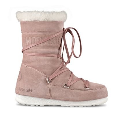 Tecnica Moon Boot Women's Butter Mid Faux Shearling 