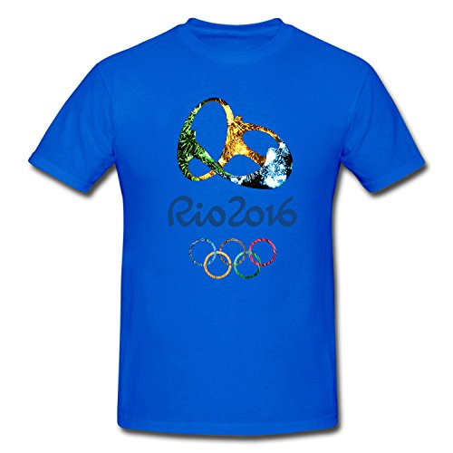BMWW Boy's&Girl's Rio 2016 Summer Olympics Logo Youth Cotton T Shirt blue M