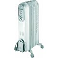 White Delonghi Oil Filled Radiator VV550715 (Delonghi finished goods, ) 1.5 Kw