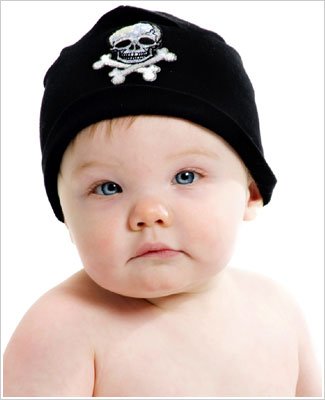 Black Skull Beanie by Jamie Rae