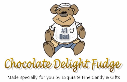 #1 Dad Chocolate Delight Fudge Box by Exquisite Fine Candy & Gifts