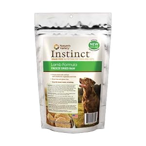 Nature\’s Variety Freeze-Dried Raw Grain-Free Diet for Dogs and Cats, Lamb Formula, 7 oz