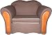 Hormey VIP Kids Chair by Fantasy Furniture - Brown