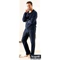 Bugatti, Freitzeitanzug, Hausanzug f�r Herren, aus kuscheliger Baumwolle, Gr��en M-XXL, Farbe marineblau, Gr��e M
