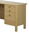Manchester 3 Drawer Pedestal in Golden Oak Finish By Bestar Furniture