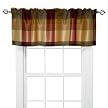 Casual Home Plaid Valance - Red (54x18")