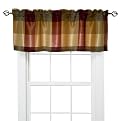 Casual Home Plaid Valance - Red (54x18")