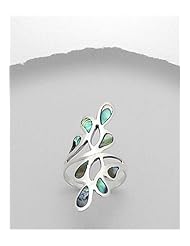 Shell Ring In 92.5 Sterling Silver