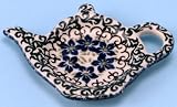 Polish Pottery Tea Bag Holder 5 x 3 1/4