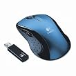 Laser LX8 Cordless Mouse, Five-Button, Programmable, Black/Silver