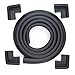 Edge Armor 4 Corner Protectors Plus 2 Meters of Edge Guard - Jet Black
