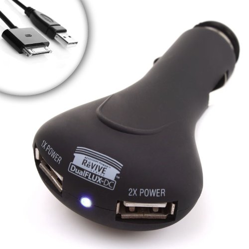 ReVIVE Series DualFLUX DC to USB Rapid Car Charger 