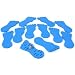 12 Toe Ring Displays Foam Foot Blue Body Jewelry Holder