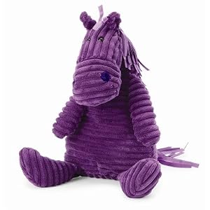 Plush Cordy Roy Purple Horse 15 by 