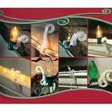 Club Pack of 100 All-Purpose Christmas Light Holder Hooks for Gutters and Roofs