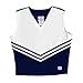 V-Neck Cheerleading Shell, AM, Navy Blue