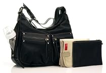 Storksak Emily Black Diaper Bag