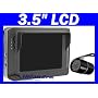 4UCAM 3.5" LCD Wireless Backup Camera System - Round Truck RV Rear view Camera + Color 3.5" LCD Monitor + Night Vision