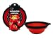 from Hats By Cressida Collapsible Colander in Red/Black