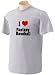 I Love/Heart Fantasy Baseball Youth T-Shirt (for Kids) ASH GREY LARGE