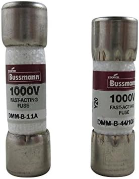 1- COMBO PACK- 1- 1000V DMM-11A & 1- DMM-44/100 44mA FLUKE MULTIMETER BUSSMANN REPLACEMENT FUSE
