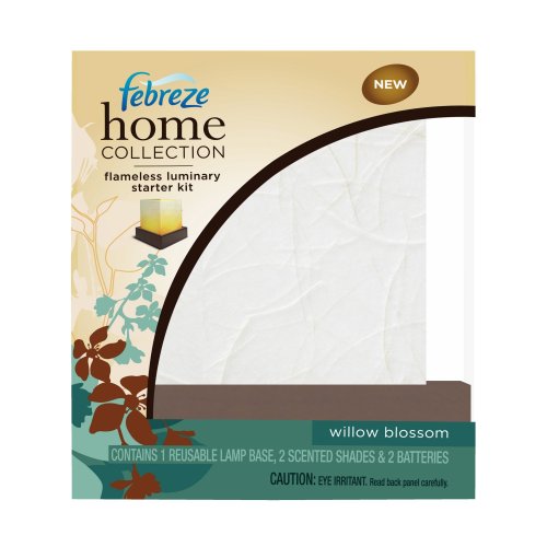 Febreze Home Collections Willow Blossom Flameless Luminary Starter Kit, 1 Kit Box