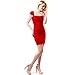 Meilun® Women's Rayon Sexy Cap Sleeve Square Neck Bandage Dress