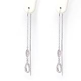 0.25 Carat 14KWG Diamond Threader Earrings