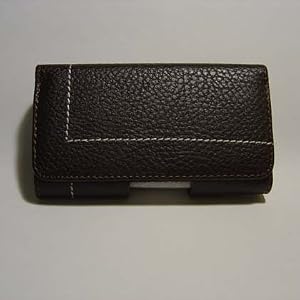 Leather Pouch Protective Carrying Cell Phone Case for Apple iPhone 4 16GB 32GB / 3GS - 16GB 32GB 3G - 8GB / Garmin Asus Garminfone / HTC myTouch (2010) T-Mobile HTC Hero / Huawei Ascend Cricket/ LG Vortex Verizon Optimus T T-Mobile Optimus S Sprint / Motorola Droid 2 (Global) Verizon Milestone XT720 Droid 2 / Nokia E72/ PCD Razzle TXT8030 Pantech Ease Laser AT&T / Samsung Craft SCH-R900 MetroPCS R350 / ZTE TXTM8 3G Cricket - Brown