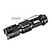 Enjoydeal Mini 1200Lm Bright CREE Q5 LED Adjustable Zoom Focus Flashlight Torch Black