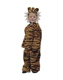 Cute Little Plush Fur Tiger Costume (Footies only come with Infant, not other sizes) Brighter ORANGE