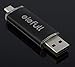 Elefull Super 2 In 1 OTG/ Micro USB Flash Drive 32GB For Smart Mobile Phone Tablet/ Computer Player TV DVD (Black)