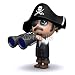 Wallmonkeys Peel and Stick Wall Decals - Pirates Spotted! - Removable Graphic