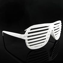 NEW KANYE STRONGER SHUTTER SHADES HIP HOP SUNGLASSES WHITE