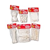 Pyara Paws White Rawhide Dog Treat, 28-Pack