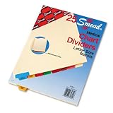 Chart Dividers, 8-1/2 x 11-3/8, 3/8 Tab, Tab 2Progress Notes, Yellow