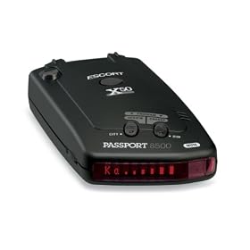 Escort 80-000085-14 Passport 8500X50 Black Radar Detector, Red Display