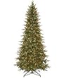9' Slim Frasier Fir Pre-Lit Artificial Christmas Tree - Multi Lights