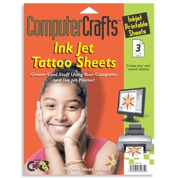 Computer Crafts: Ink Jet Tattoo Sheets by Janlynn Corporation