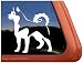 Alaskan Malamute Vinyl Window Decal